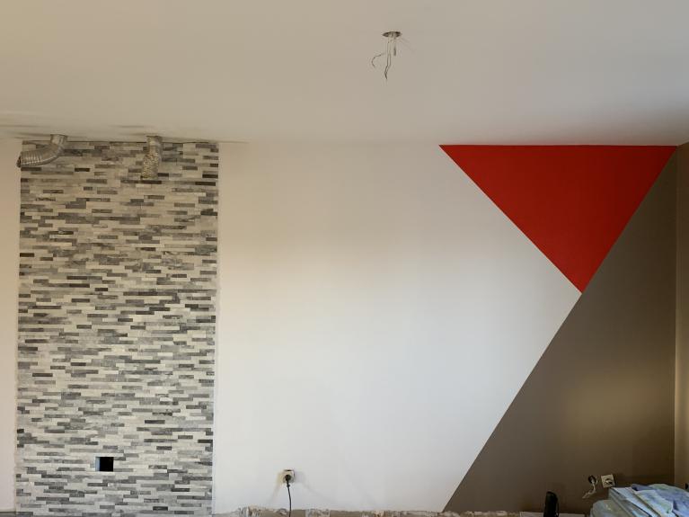 Mise en peinture mur