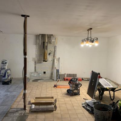 Rénovation murs et mise en peinture